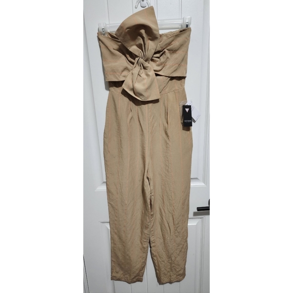 NWT Guess Evelina strapless jumpsuit XS womens NEW - Picture 2 of 8